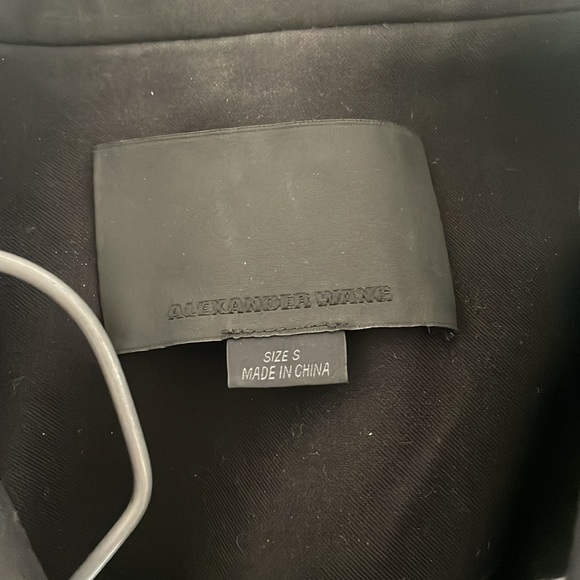 Alexander Wang Cropped Studded Collared Jacket - Picture 3 of 6